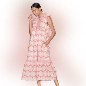 Ro’s Garden Patterned Sleeveless‎ Dress